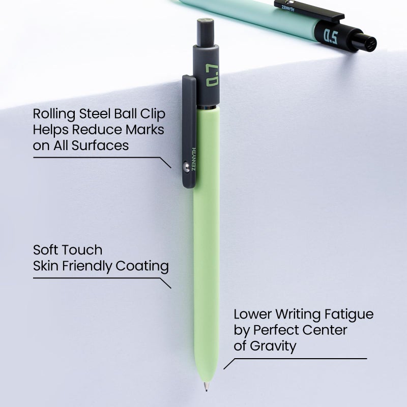Ddaowanx Mechanical Pencil Set, 6PCS Art Mechanical Pencils 0.5 & 0.7mm with 4 Boxes HB Leads, 2PCS Erasers and 10PCS Eraser Refills, Gifts for Teen Girls, School Supplies (6PCS 0.5 + 0.7 mm) - Image 2