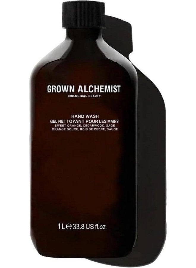 Grown Alchemist Hand Wash REFILL: Tasmanian Pepper, Tangerine, Chamomile, Gentle Hydrates and Cleanses Skin, 33.8 Ounce (1L). - Image 1