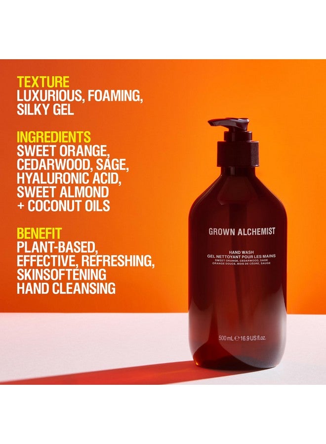 Grown Alchemist Hand Wash REFILL: Tasmanian Pepper, Tangerine, Chamomile, Gentle Hydrates and Cleanses Skin, 33.8 Ounce (1L). - Image 2