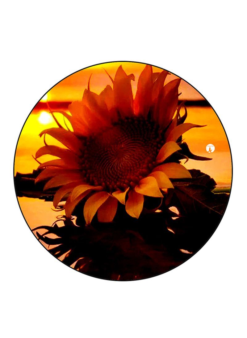 Flower Printed Mouse Pad Multicolour