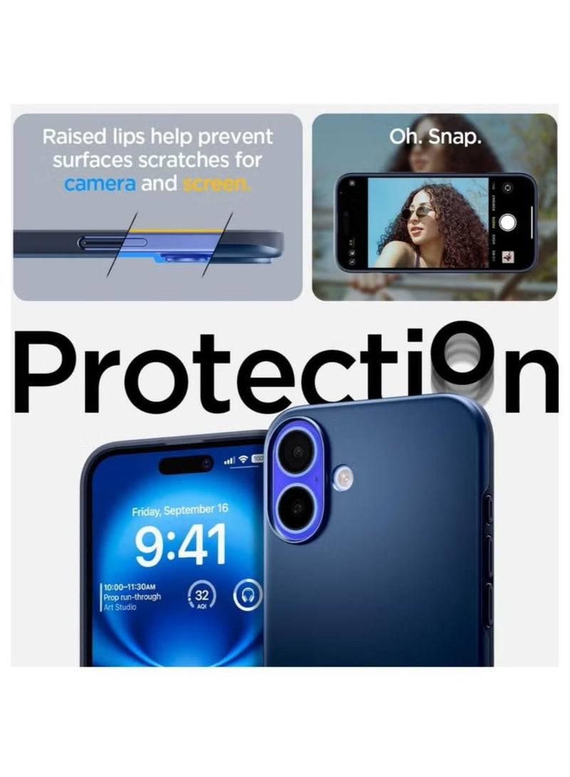 Spigen Thin Fit MagFit for iPhone 16 MagSafe Case Cover (2024) - Navy Blue - Image 5