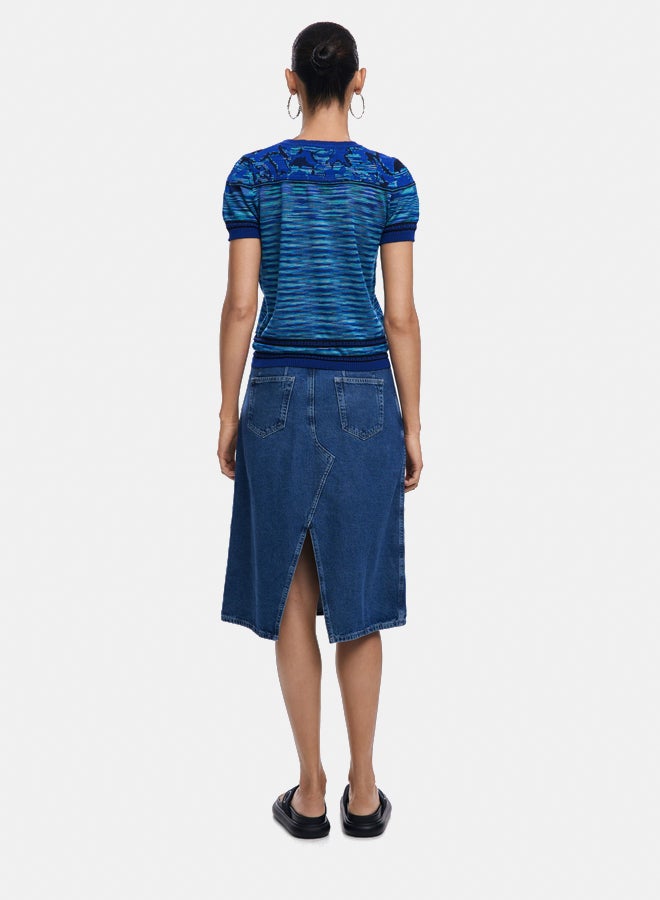 DESIGUAL Butterfly knit T-shirt  - Image 5