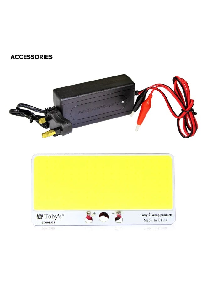 توبيز بطارية Toby's BTY 12A قابلة لإعادة الشحن بقوة 12000 مللي أمبير في الساعة، مثالية لإضاءة التخييم، مصنوعة من مادة ABS - BTY 12A - Image 3