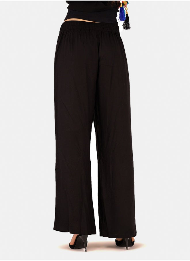 Clue Tencel Wide-Leg Pants  - Image 3