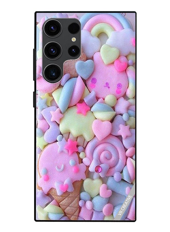 VR CREATIVE Protective Case Cover For Samsung Galaxy S23 Ultra 5G Kawai Decoden Design Multicolour - Image 1