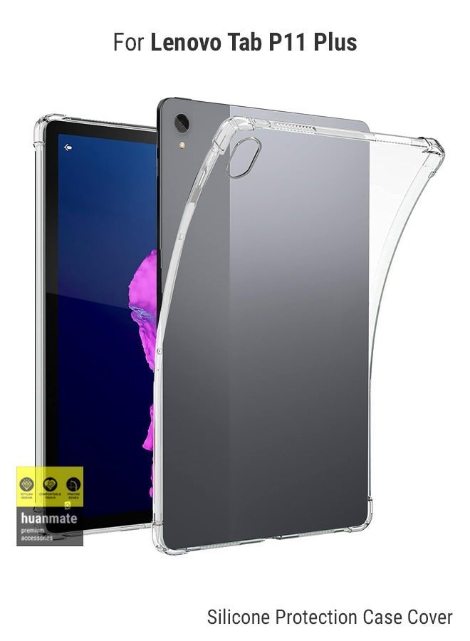 huanmate ShockProof Protection Case Cover For Lenovo Tab P11 Plus Clear - Image 1