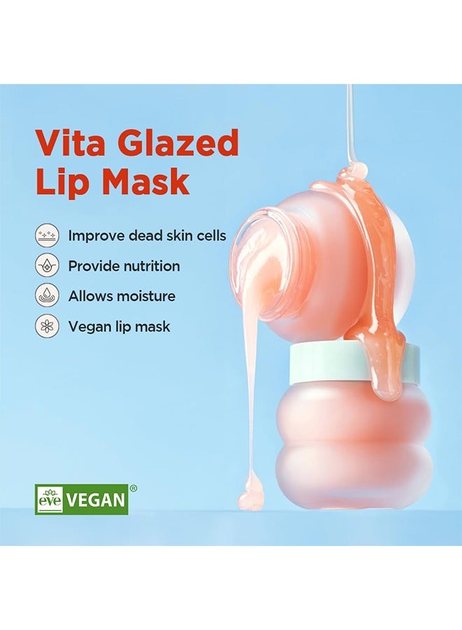 Tocobo Vita Glazed Lip Mask, Exfoliation and Nourishment Lip Mask, Light Lip Line Sleep Lipstick, Super Moisturizing Night Lip Cream Care 20ML - Image 2