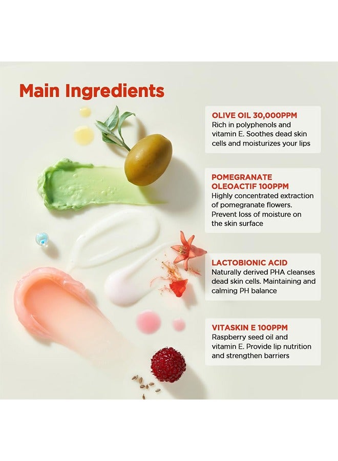 Tocobo Vita Glazed Lip Mask, Exfoliation and Nourishment Lip Mask, Light Lip Line Sleep Lipstick, Super Moisturizing Night Lip Cream Care 20ML - Image 4