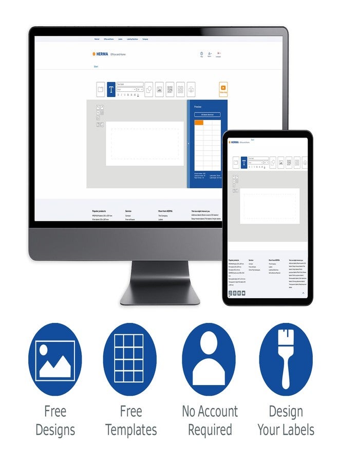 هيرما ملصقات شحن قابلة للطباعة من هيرما، مقاس 3-1/3 بوصة × 4 بوصات، 600 ملصق عنوان، أبيض - Image 2