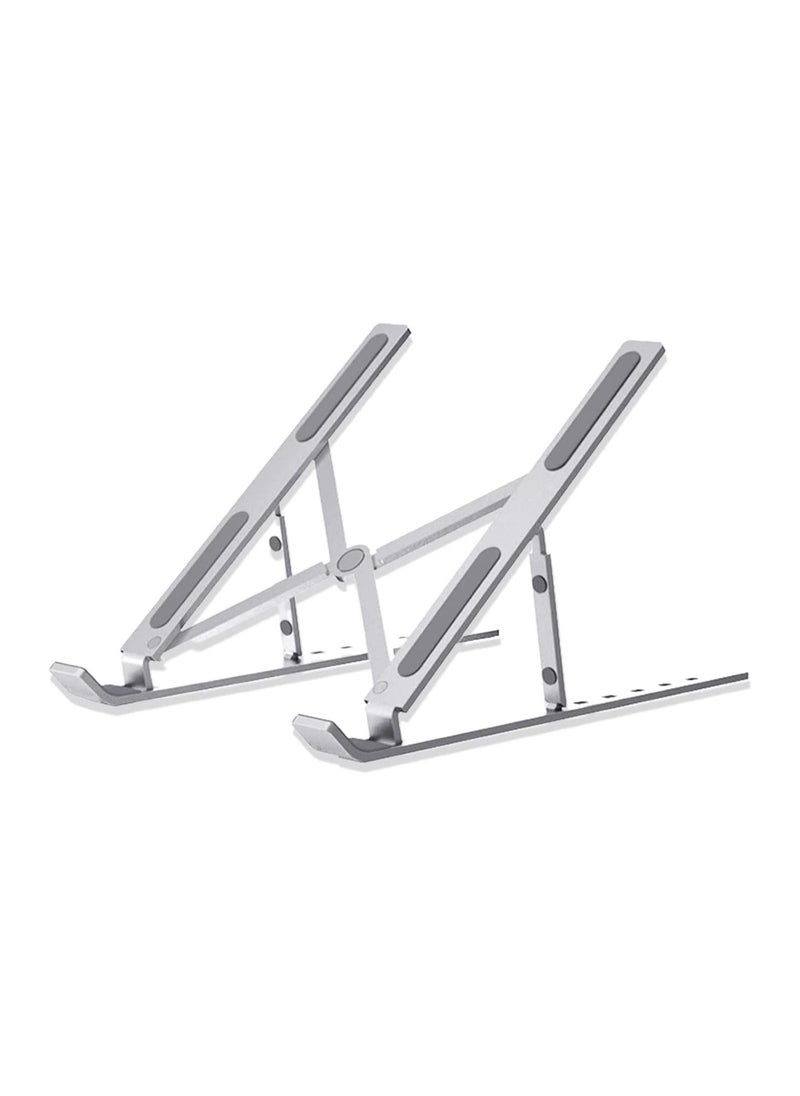 Laptop Stand, Adjustable Aluminum Laptop Tablet Stand, Laptop holder, Foldable Laptop Riser - Image 1