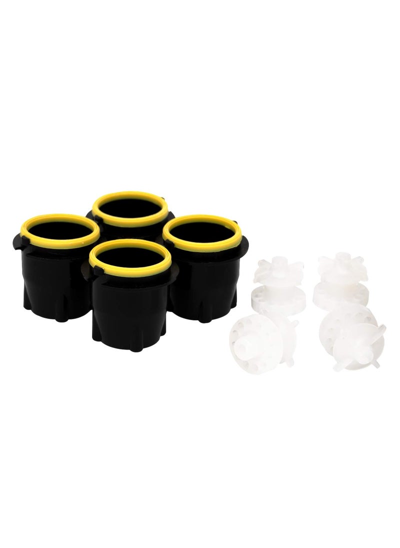 tsingseen life tsingseen life 4 Pcs LEV 30 SODA VALVE NOZZLE part  28545Diffuser Internal Mixer part  28368 4 