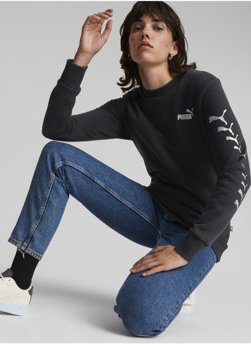 PUMA SPARKLE Crew Neck Sweatshirt  - Image 1