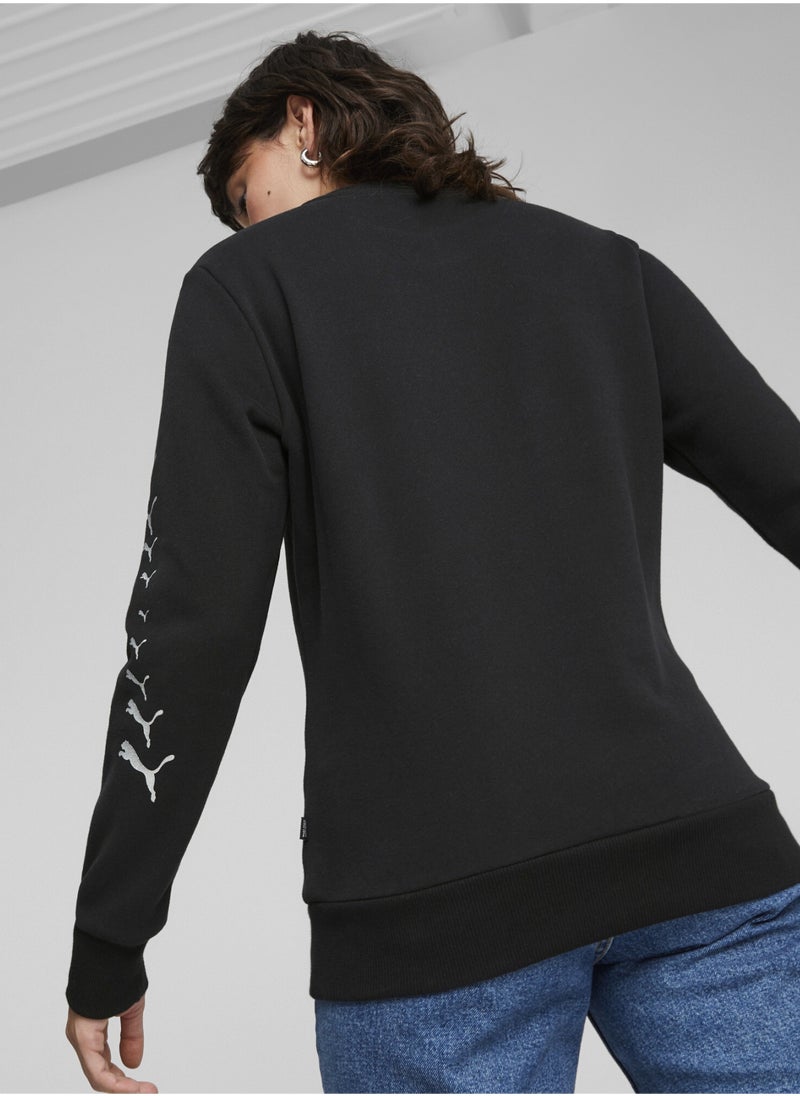 PUMA SPARKLE Crew Neck Sweatshirt  - Image 4