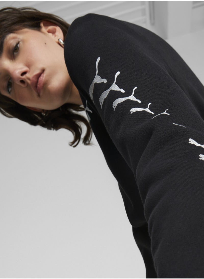 PUMA SPARKLE Crew Neck Sweatshirt  - Image 2