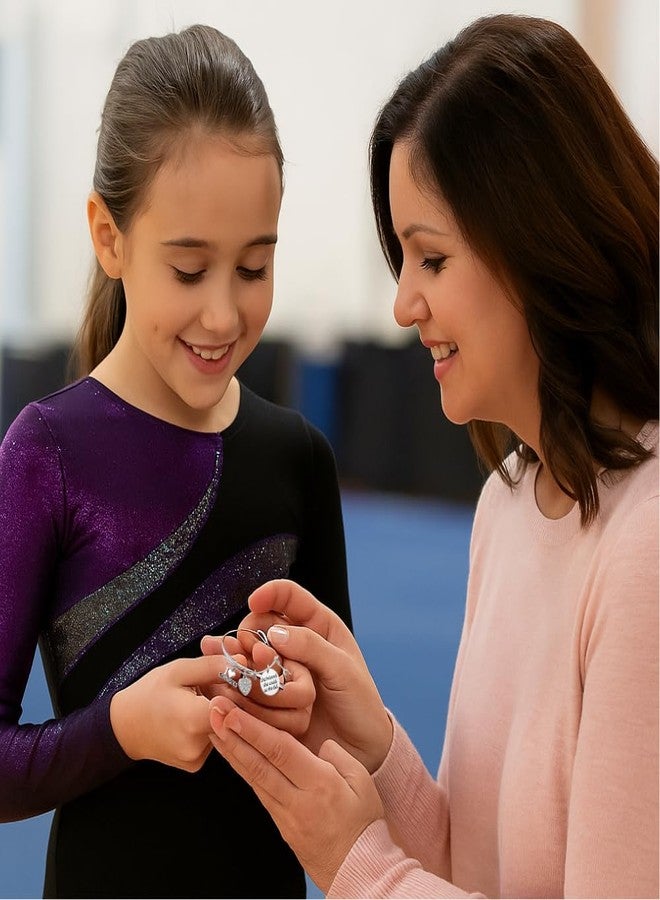 Infinity Collection Gymnastics Bangle Bracelet- Gymnastics Bracelet- Gymnastics Jewelry - Gift For Gymnast - Image 3