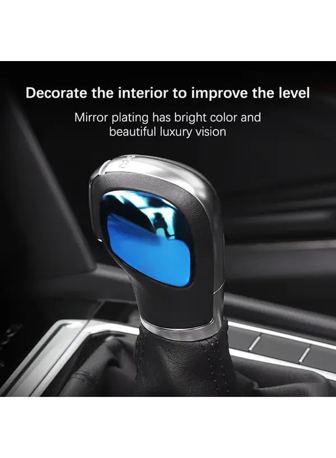 Black Stainless Steel Gear Knob Decorative Stickers 2pcs For Volkswagen - Image 2