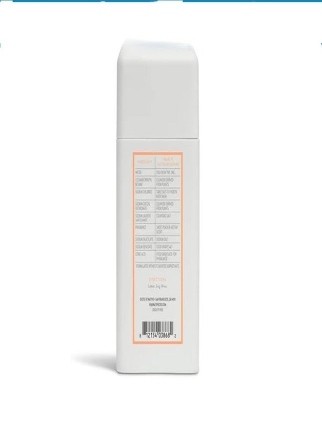 Native Travel Size Body Wash, Sweet Peach & Nectar, 3 oz (2 Pack) - Image 2