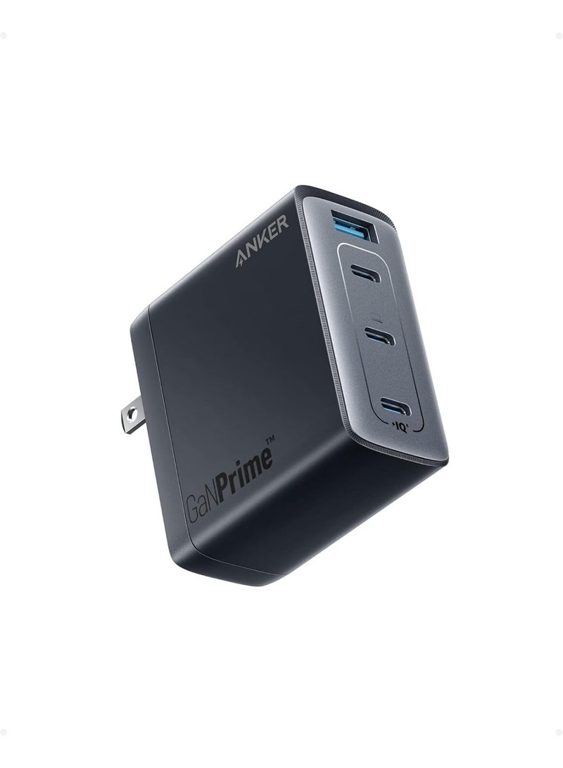 أنكر 150W ماكس شاحن USB C بلوك، شاحن GaN قابل للطي مدمج بأربع منافذ لماك بوك، آيفون 17/16 - Image 1