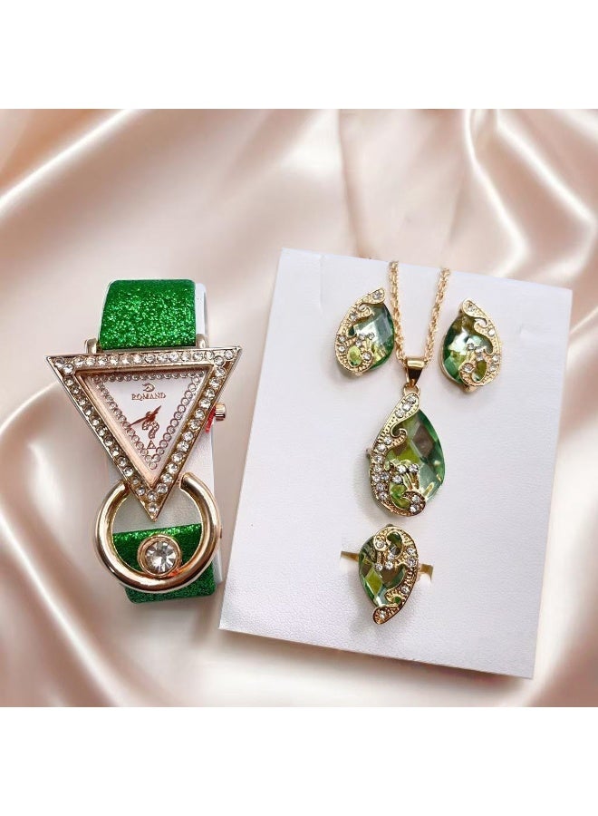 KUYING New Small Fresh Retro Decorative Watch Set 