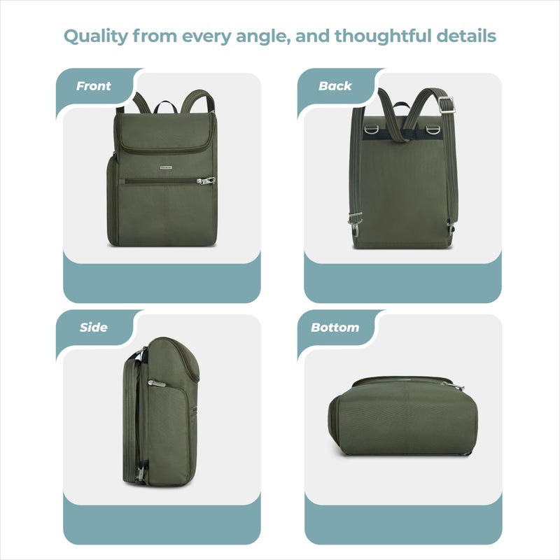 Travelon Anti-Theft Classic Small Convertible Backpack - Image 5