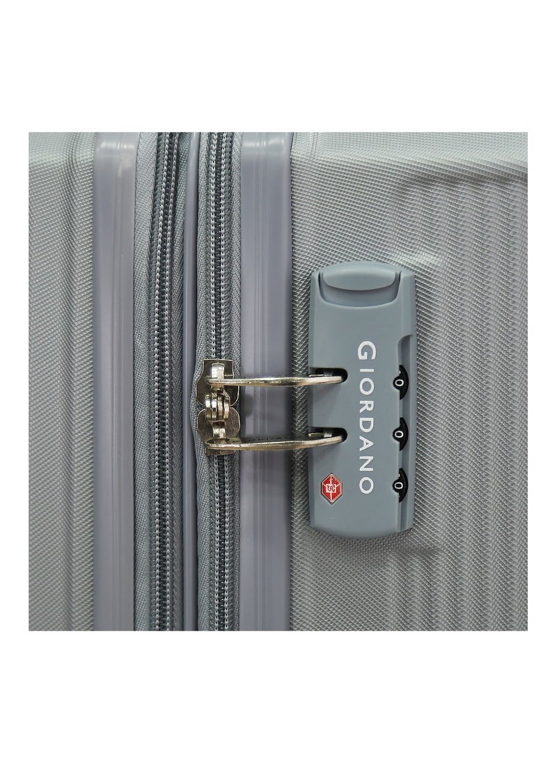 GIORDANO Giordano Hardside Luggage Trolley Bag 5 Pieces set,Silver (BC-12&14,S-20,M-24,L-28 Inch)  - Image 5