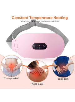Remy Belle Remy Belle Menstrual Heating Pad, 3 Levels Adjustable Temperature Electric Period Heating Belt(Pink)  - Image 2