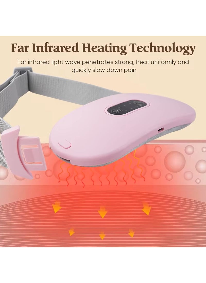 Remy Belle Remy Belle Menstrual Heating Pad, 3 Levels Adjustable Temperature Electric Period Heating Belt(Pink)  - Image 5