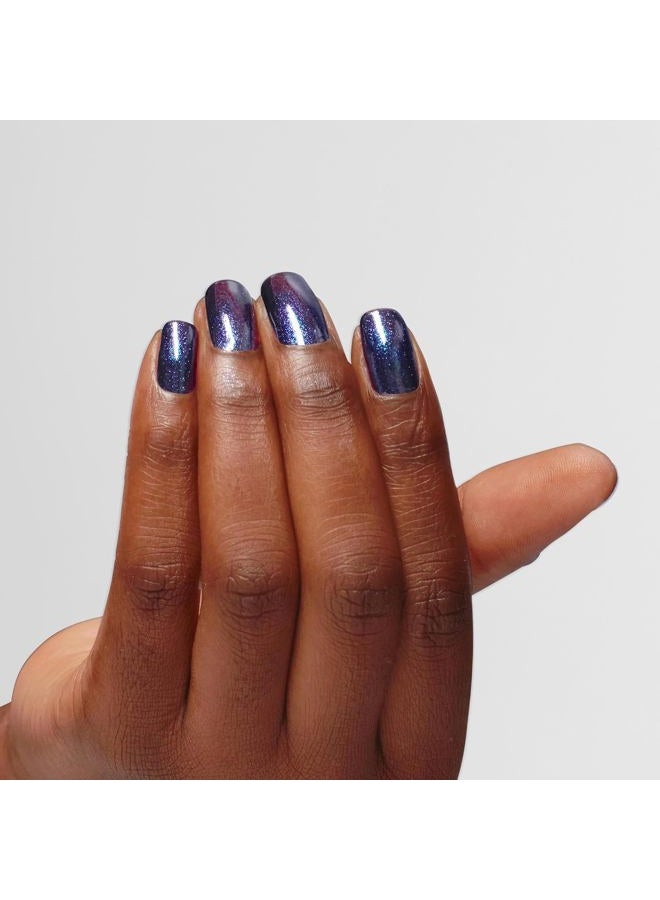 OPI Infinite Shine, Long-lasting lacquer, Gel-like nail polish for up to 11 days of wear & high-shine, Vegan formula, easy removal, scratch-resistant | Awe Night Long, Blue, 15ml - Image 4