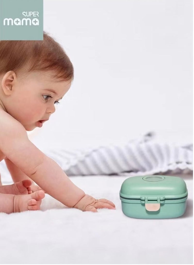 سوبر ماما متعددة الوظائف مربع حاوية مسحوق الحليب مع ملعقة موزع - Image 4