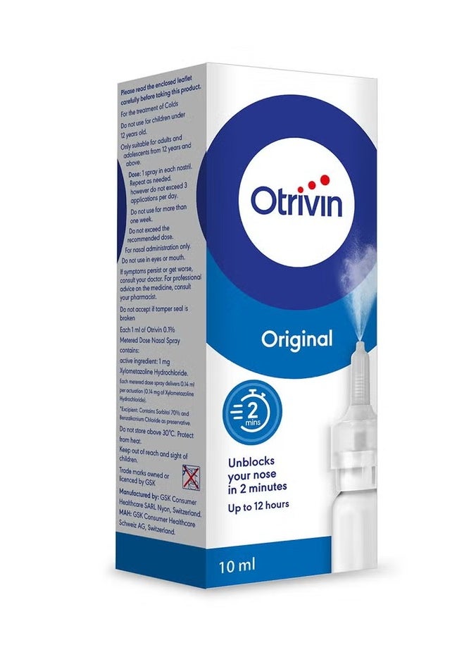 OTRIVIN Nasal Spray Adult 10ml  - Image 1
