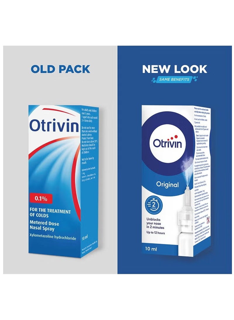OTRIVIN Nasal Spray Adult 10ml  - Image 2