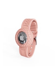 Generic Sports Series Apple Airtag Anti-lost Locator Watch With Protective Case Tracker Children's Waterproof Bracelet Wrist-Color:Pink-Applicable Models:Baseball Style  - Image 1