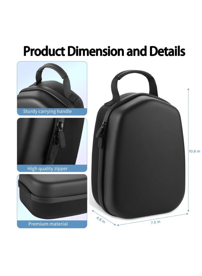 Carrying Case for Meta Quest 3S/ Quest 3, Elite Strap VR Gaming Headset Bag, Portable Travel Case for Touch Controllers and Accessories