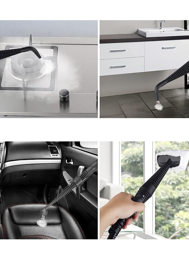 Handheld Steam Cleaner for home, Steamer for Cleaning, Multipurpose Portable Steam Cleaners Use with Safety Lock and 10 Accessory Kit to Remove Grime, Grease, More, Save Time and Effort Yellow