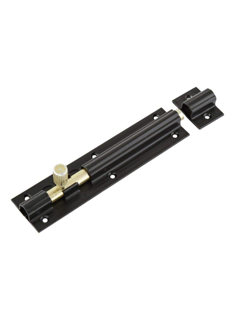 KNP KNP Tower Bolt Black is a durable and secure locking solution designed for doors, gates, cabinets, and windows. - Image 1