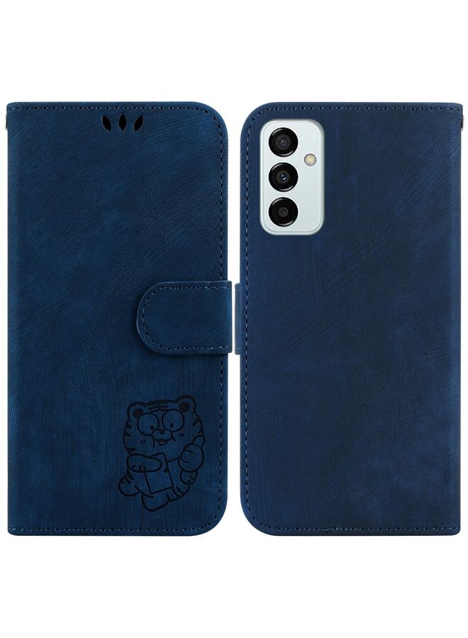 اس-توب جراب لهاتف Samsung Galaxy M23 / F23 جراب هاتف جلدي منقوش عليه نمر صغير - Image 1