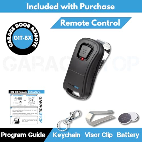 GARAGE STOP 1 for G1T-BX, 38501R Genie Intellicode Garage Door Remote, 1-Button Genie Garage Door Opener Remote Replacement, Auto-Seek Dual Frequency (315/390 MHz) - Image 4