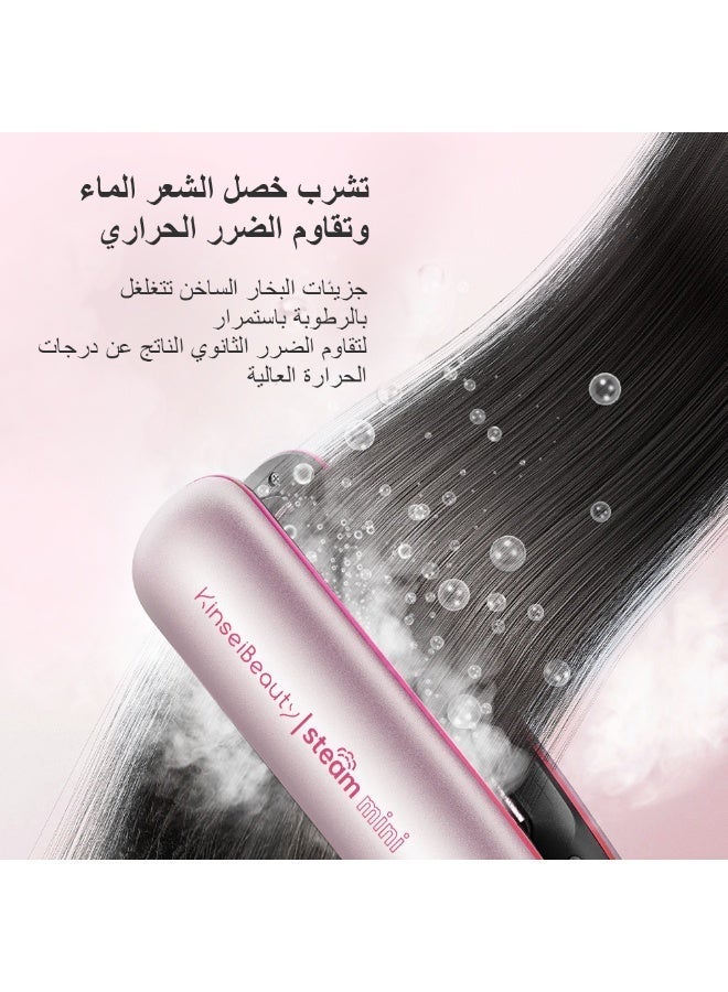 كينسي بيوتي مكواة الشعر البخارية الجديدة من كينسي بيوتي، أداة تصفيف شعر منزلية محمولة، مجفف شعر، مشط، مكواة فرد الشعر، مكواة تجعيد الشعر المقاومة للتجعيد - Image 3