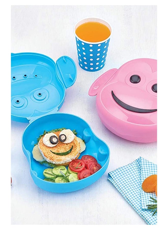QLUX - Q-LuxFunny Monkey Lunch Box, Assorted, L615 - Image 1