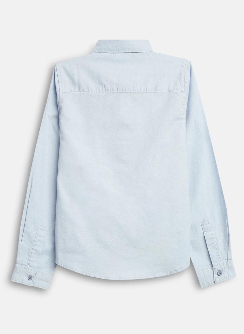 LILPICKS Sky Blue Shirt For Boys - Image 2