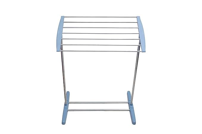 DORATIK DORATIK Multi Functional Stainless Steel Mobile Towel Rack FloorStanding Mobile Room Save Space Towel Cloth Rack for Drying Holder for Kitchen Bathroom or Pantry Area etc  - Image 1