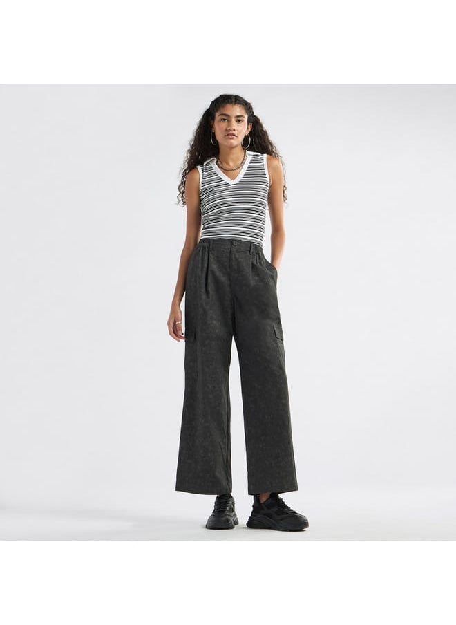 FAV Striped Collared Sleeveless Top  - Image 2