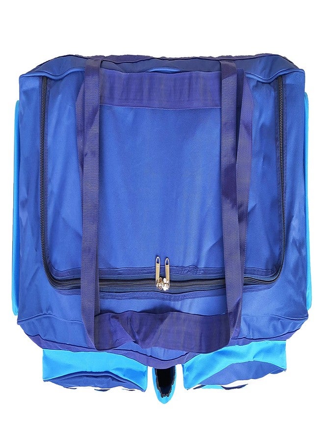 Striter® Cricket Kit Bag Cum Travel Duffel Bag with Rolling Wheels - Large 42 Inch Heavy Duty - Blue (Bag Only Colors of Bag May Vary) - Image 5