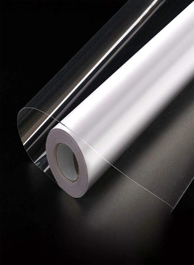 Clear Contact Paper Peel and Stick 24'' x 80 Inch Self Adhesive Shelf Liner Waterproof Glossy Film Covering Removable Protective - Image 1