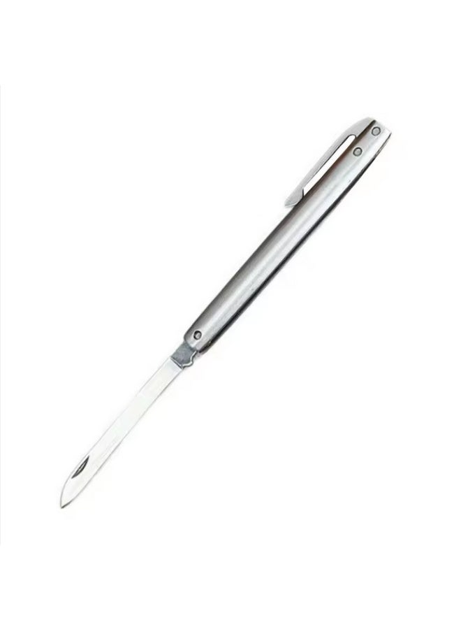 A small, practical, pen-shaped pocket knife for travel and hunting. - Image 1