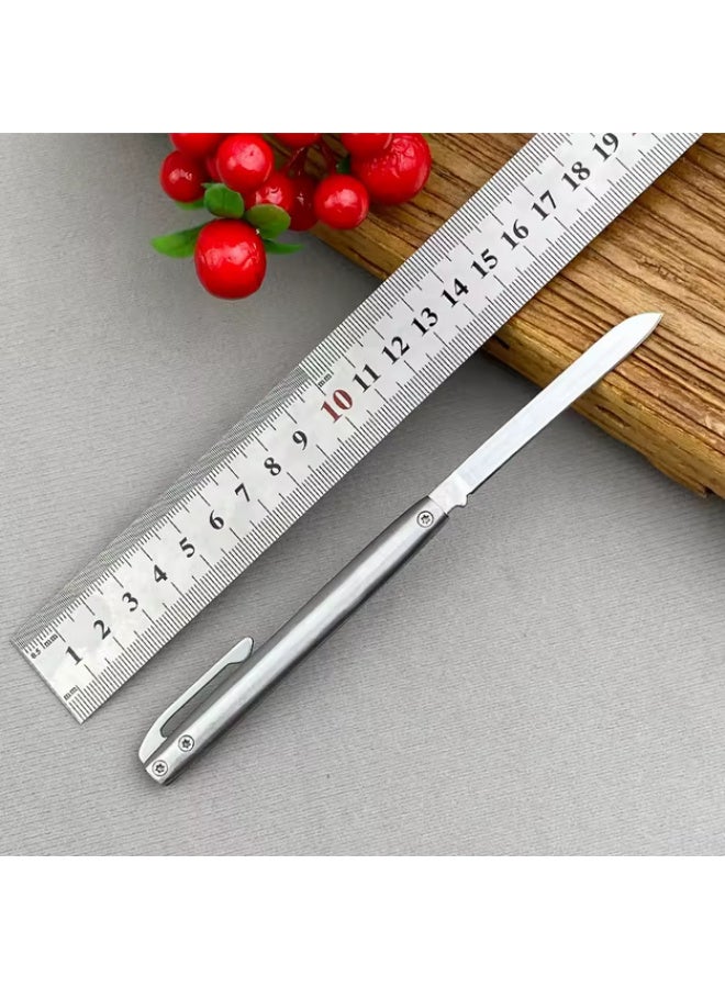 A small, practical, pen-shaped pocket knife for travel and hunting. - Image 2