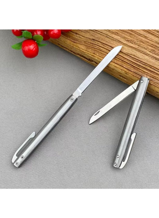 A small, practical, pen-shaped pocket knife for travel and hunting. - Image 3