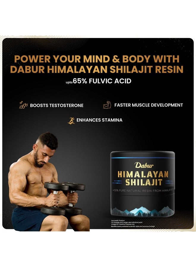 Dabur Himalayan Shilajit Resin - 15g | 100% Pure Shilajit | Boosts Stamina And Energy | Builds Immunity - Image 4