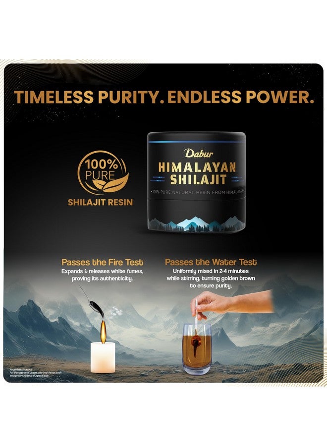Dabur Himalayan Shilajit Resin - 15g | 100% Pure Shilajit | Boosts Stamina And Energy | Builds Immunity - Image 5