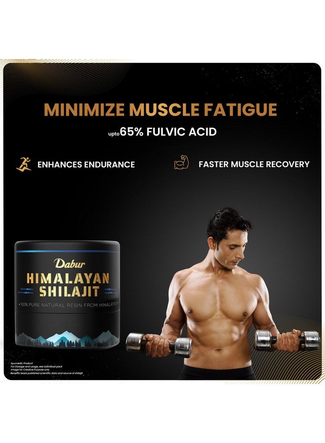 Dabur Himalayan Shilajit Resin - 15g | 100% Pure Shilajit | Boosts Stamina And Energy | Builds Immunity - Image 2